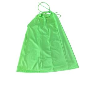 Nike Halter Dress Women's Neon‎ Green Sleeveless Casual Athleisure Mini
